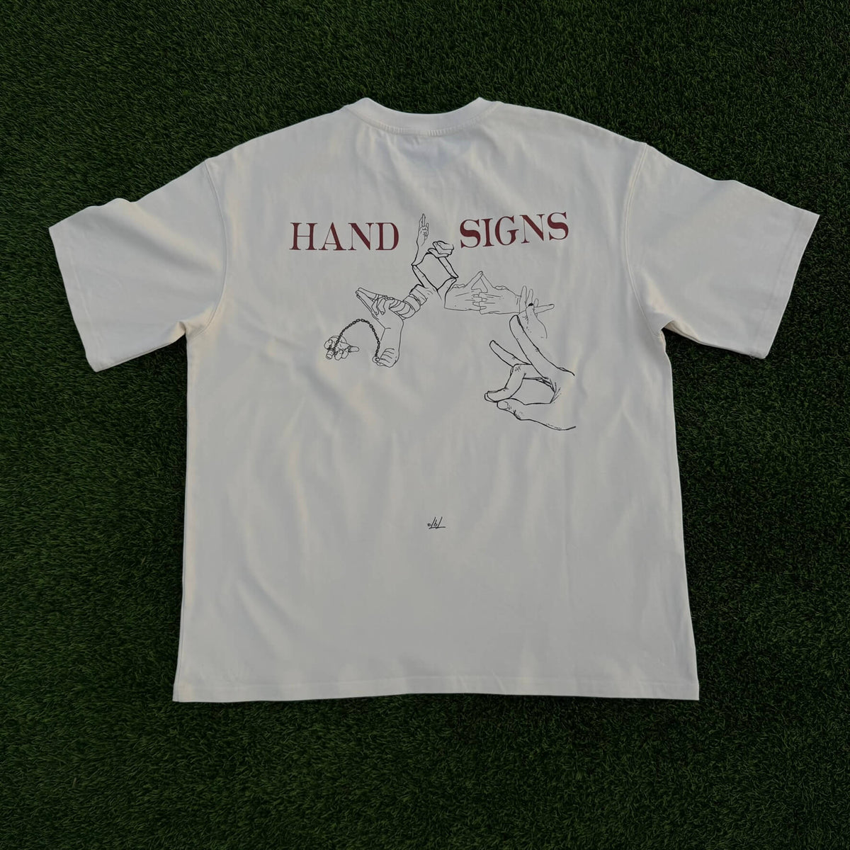 Hand Signs Mastery. Oversized T-shirt(280GSM)