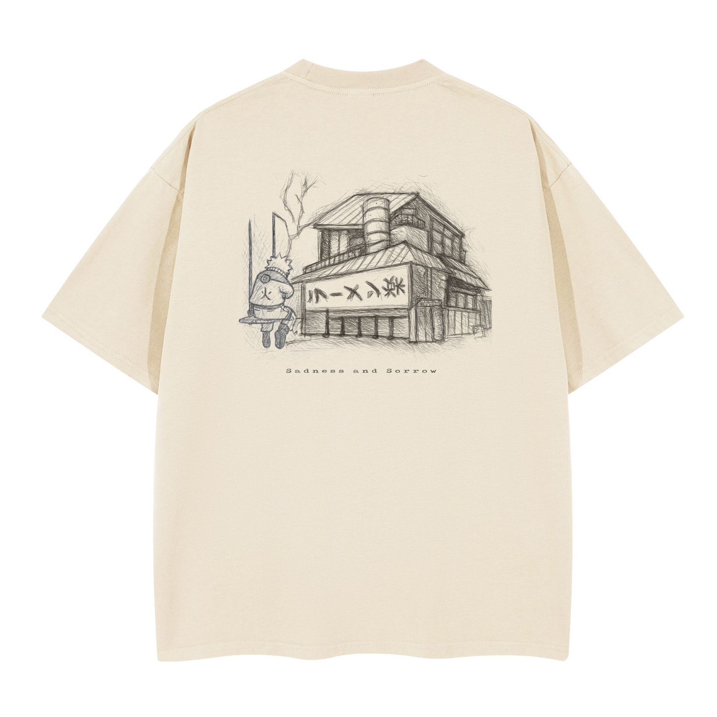 Sadness and Sorrow. Oversized T-shirt(280GSM)