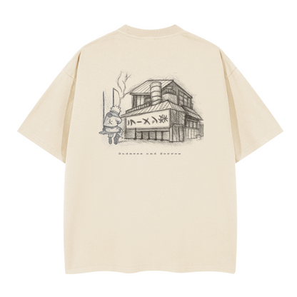 Sadness and Sorrow. Oversized T-shirt(280GSM)