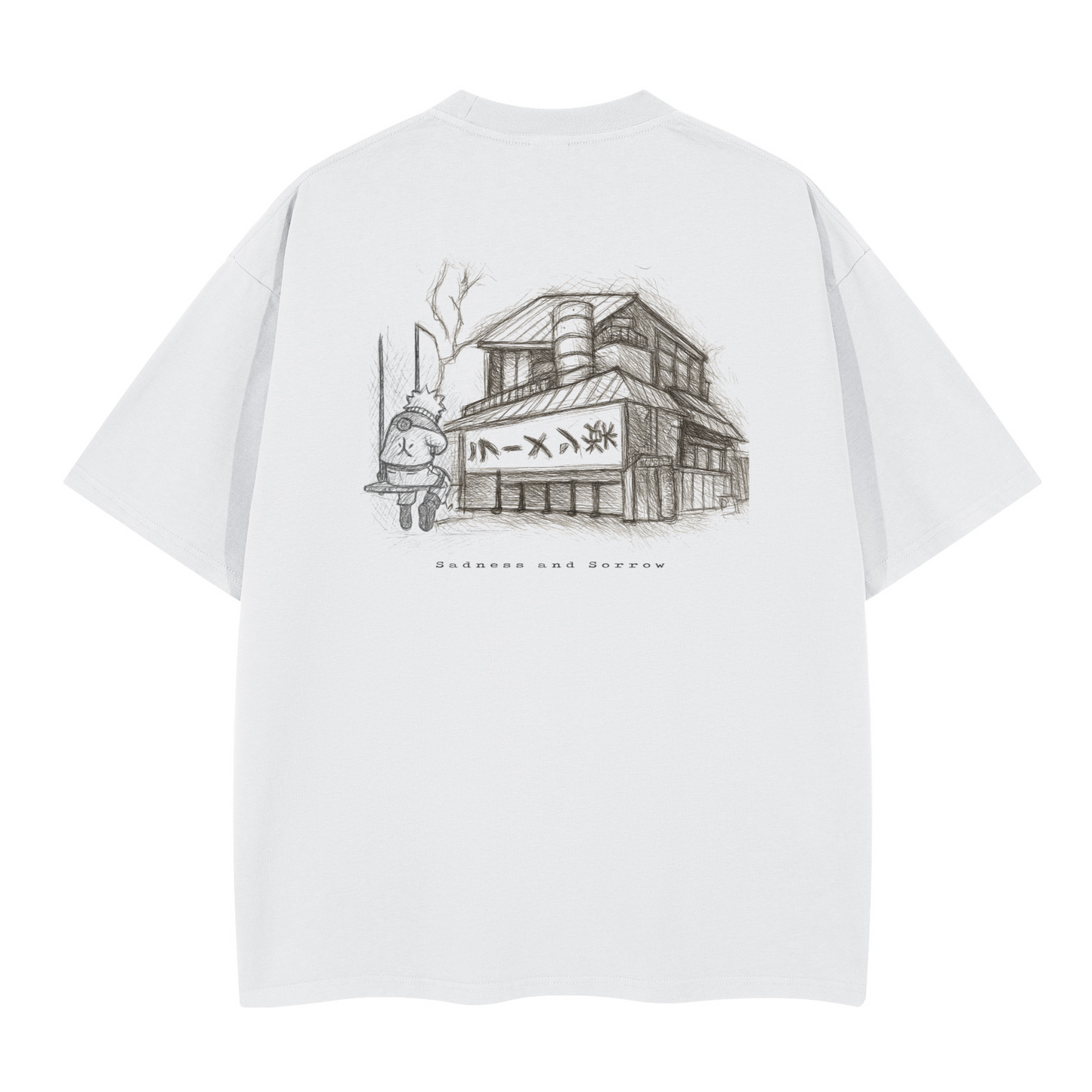Sadness and Sorrow. Oversized T-shirt(280GSM)