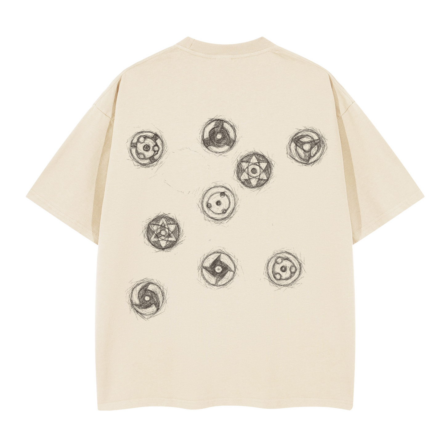 Uchiha eyes. Oversized T-shirt(280GSM)