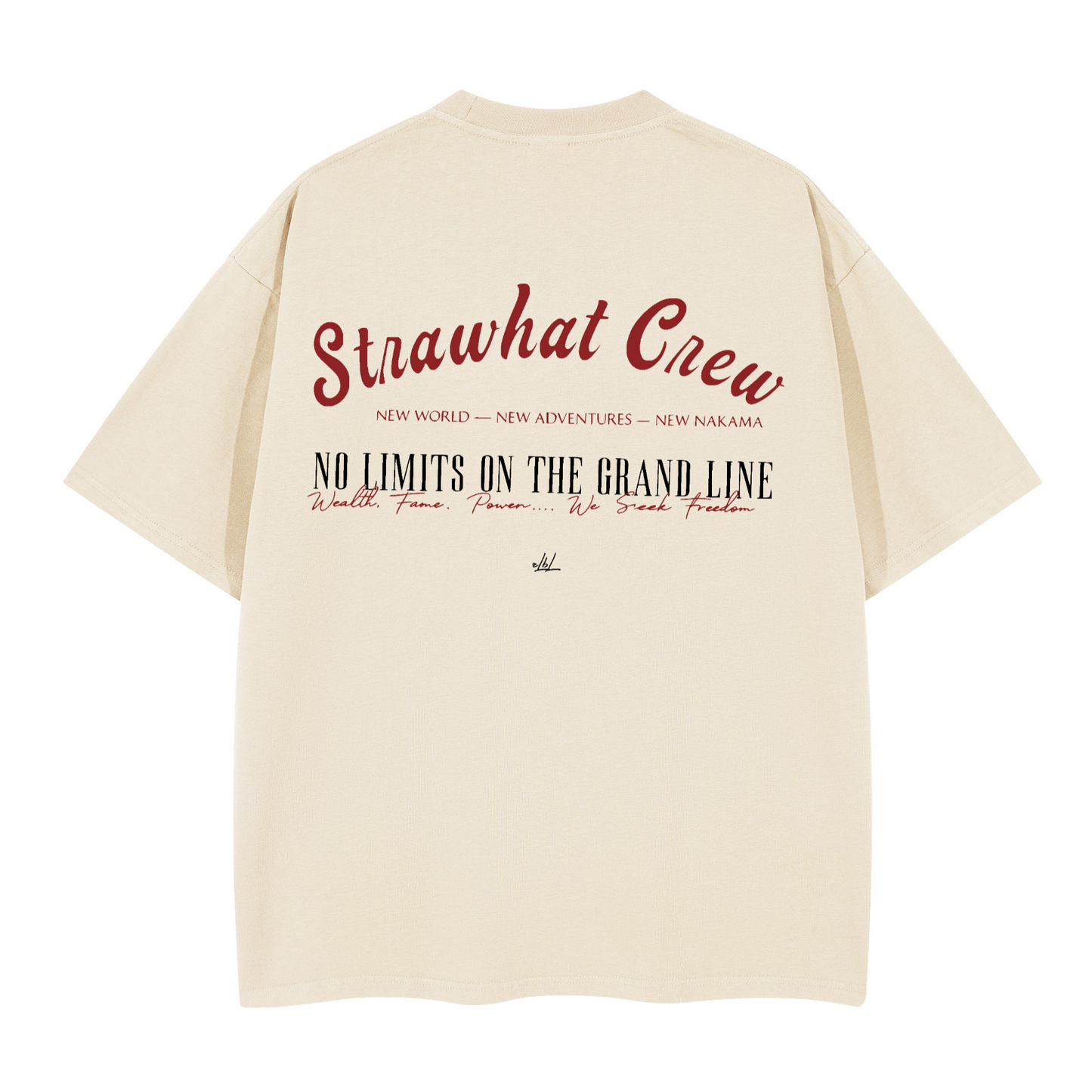 Strawhat Crew. Oversized T-shirt(280GSM)