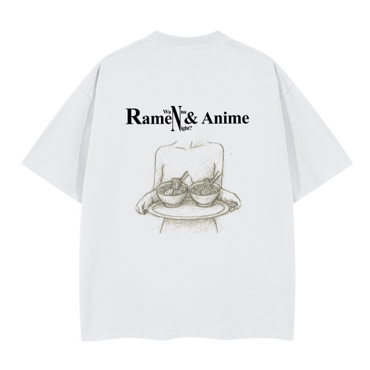 Wanna ramen?. Oversized T-shirt(280GSM)