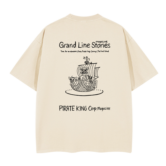 Grand Line Storie. Oversized T-shirt(280GSM)