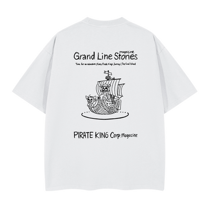 Grand Line Storie. Oversized T-shirt(280GSM)