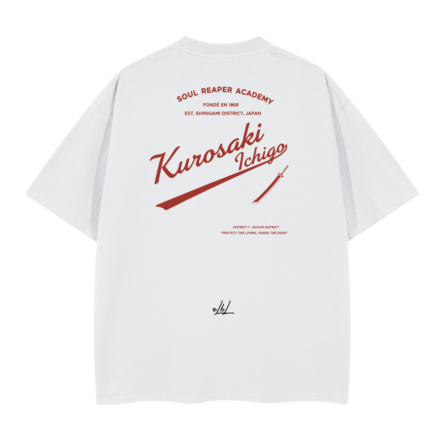 Kurosoki Ichigo Bleach. Oversized T-shirt(280GSM)