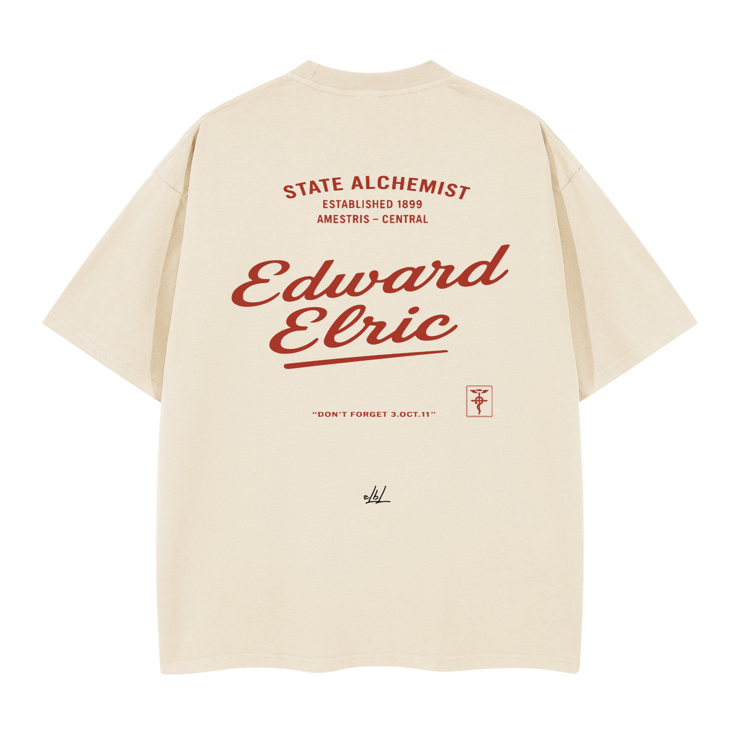 Edward Elric. Oversized T-shirt(280GSM)