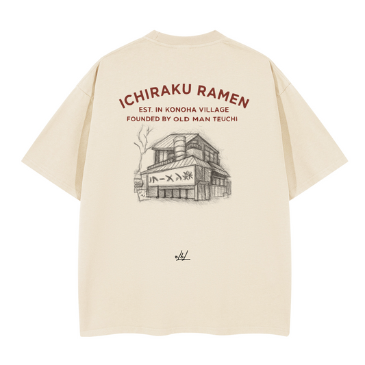 Ichiraku draw. Oversized T-shirt(280GSM)