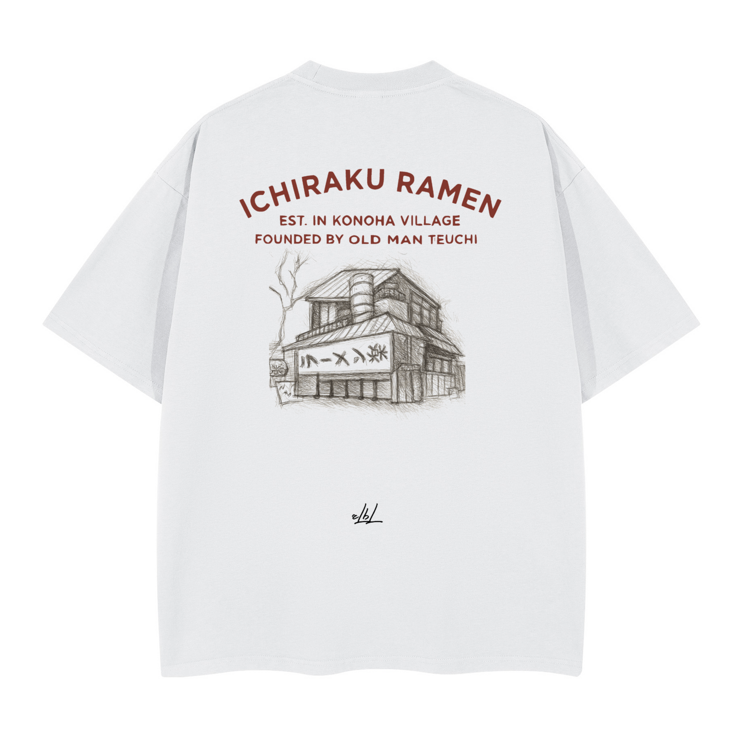 Ichiraku draw. Oversized T-shirt(280GSM)