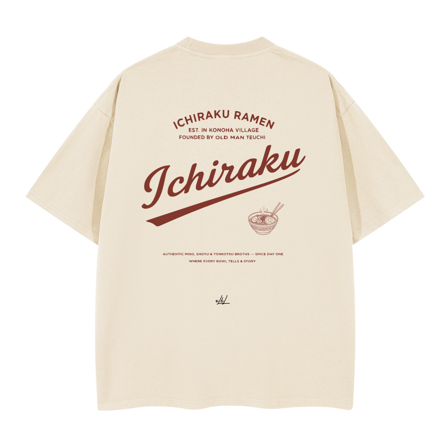 Ichiraku ramen Oversized T-shirt(280GSM)