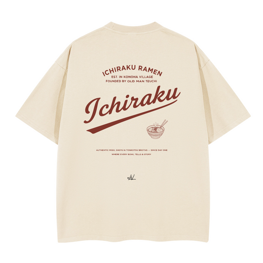 Ichiraku ramen Oversized T-shirt(280GSM)