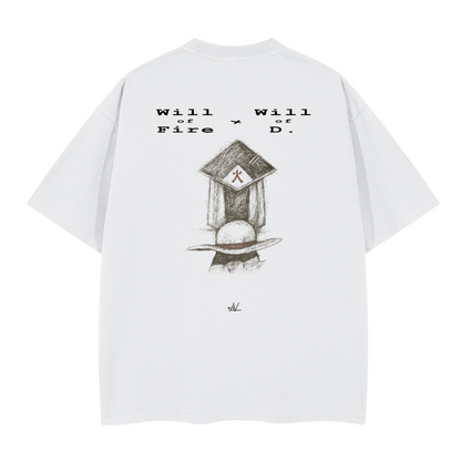Will of Fire × Will of D. Oversized T-shirt(280GSM)