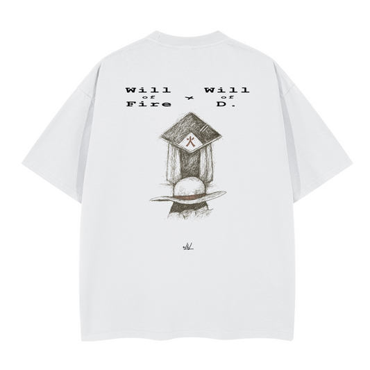 Will of Fire × Will of D. Oversized T-shirt(280GSM)