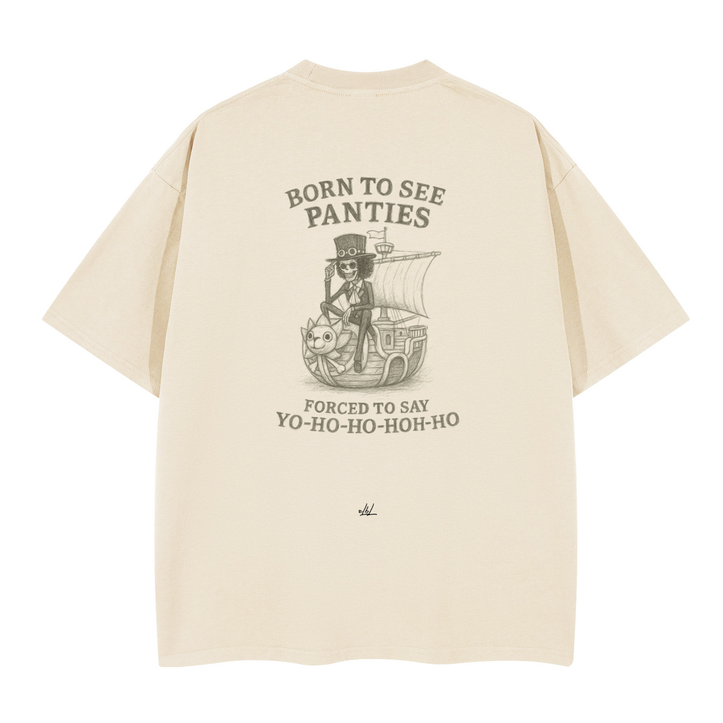 Brook. Oversized T-shirt(280GSM)