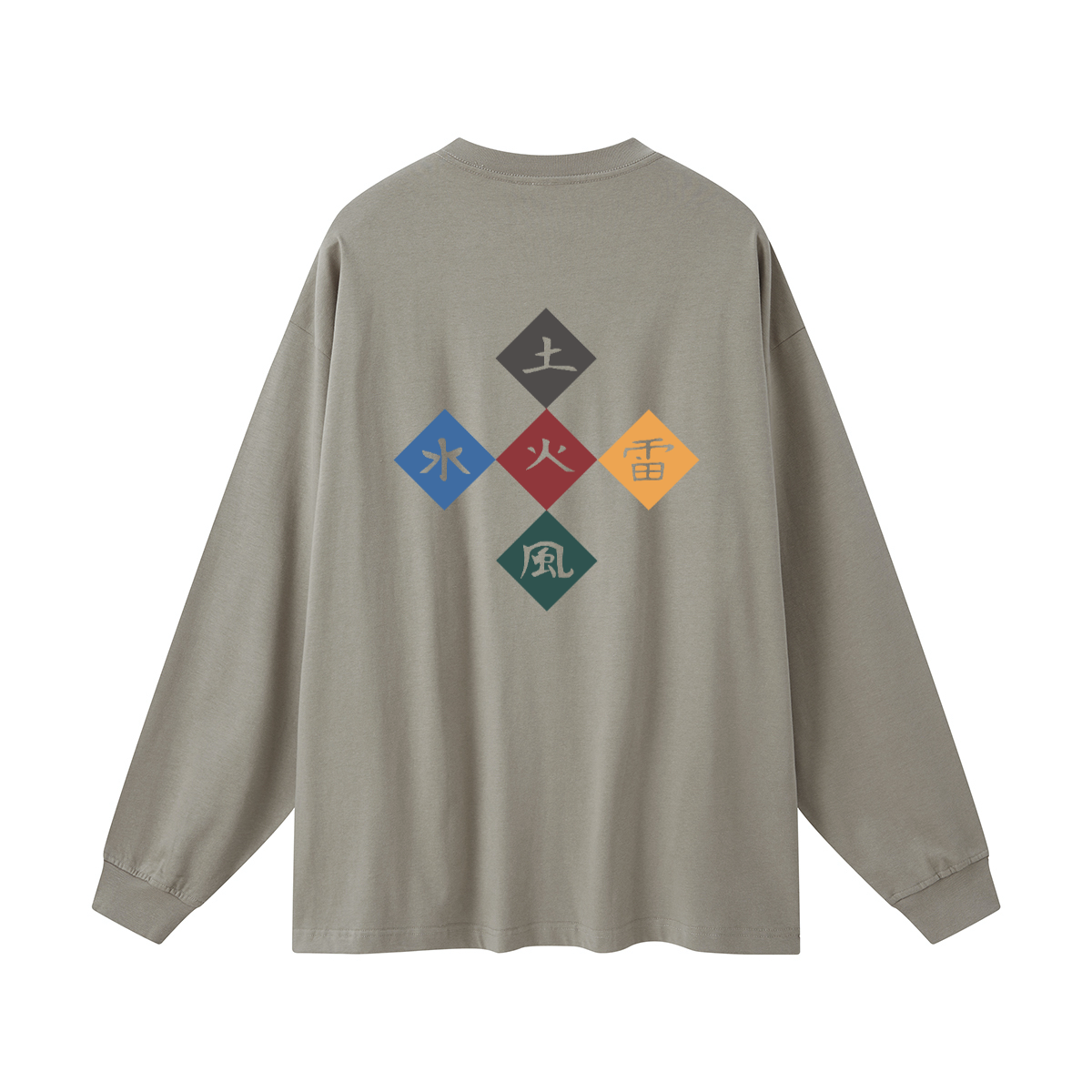 Five Great Shinobi Villages. Oversized Long Sleeve(305GSM)