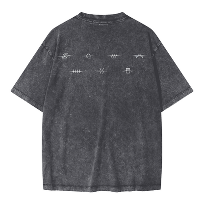 Akatsuki Oversized Wash T-shirt(285GSM)