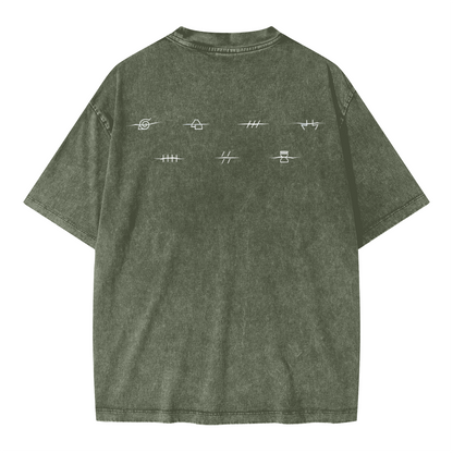 Akatsuki Oversized Wash T-shirt(285GSM)
