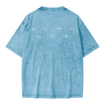 Akatsuki Oversized Wash T-shirt(285GSM)