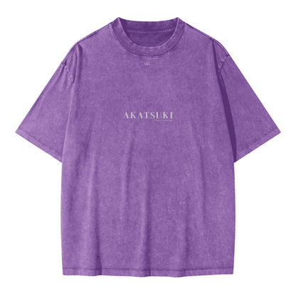 Akatsuki Oversized Wash T-shirt(285GSM)