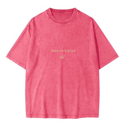 WANTED Donquixote D. Pedro Sánchez. Oversized Wash T-shirt(285GSM)