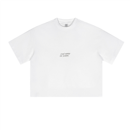 Unisex Short-Sleeved Oversized Cropped T-Shirt(230GSM)