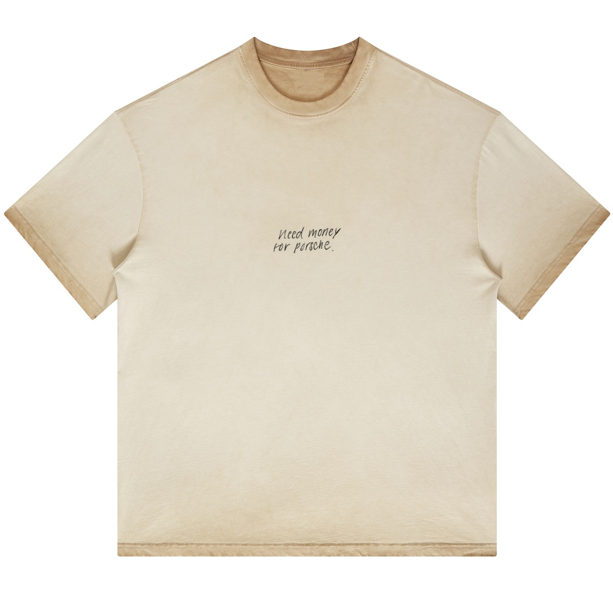 Need Money for Porsche. Oversized Washed T-shirt(255GSM)