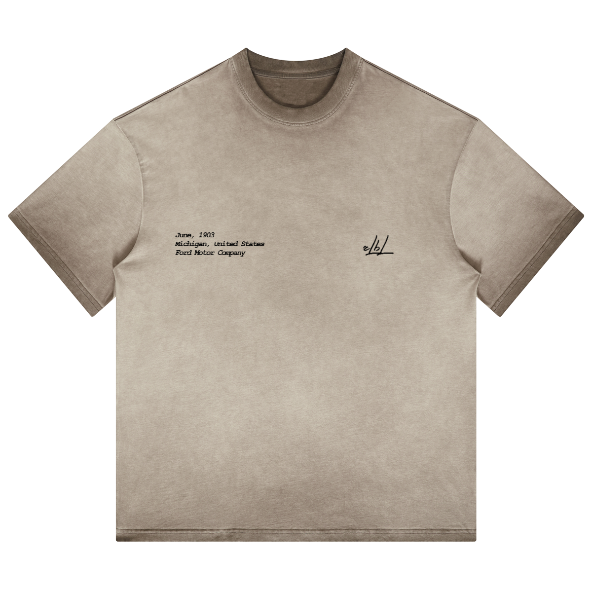 Ford RS200 Rally. Oversized Washed T-shirt(255GSM)