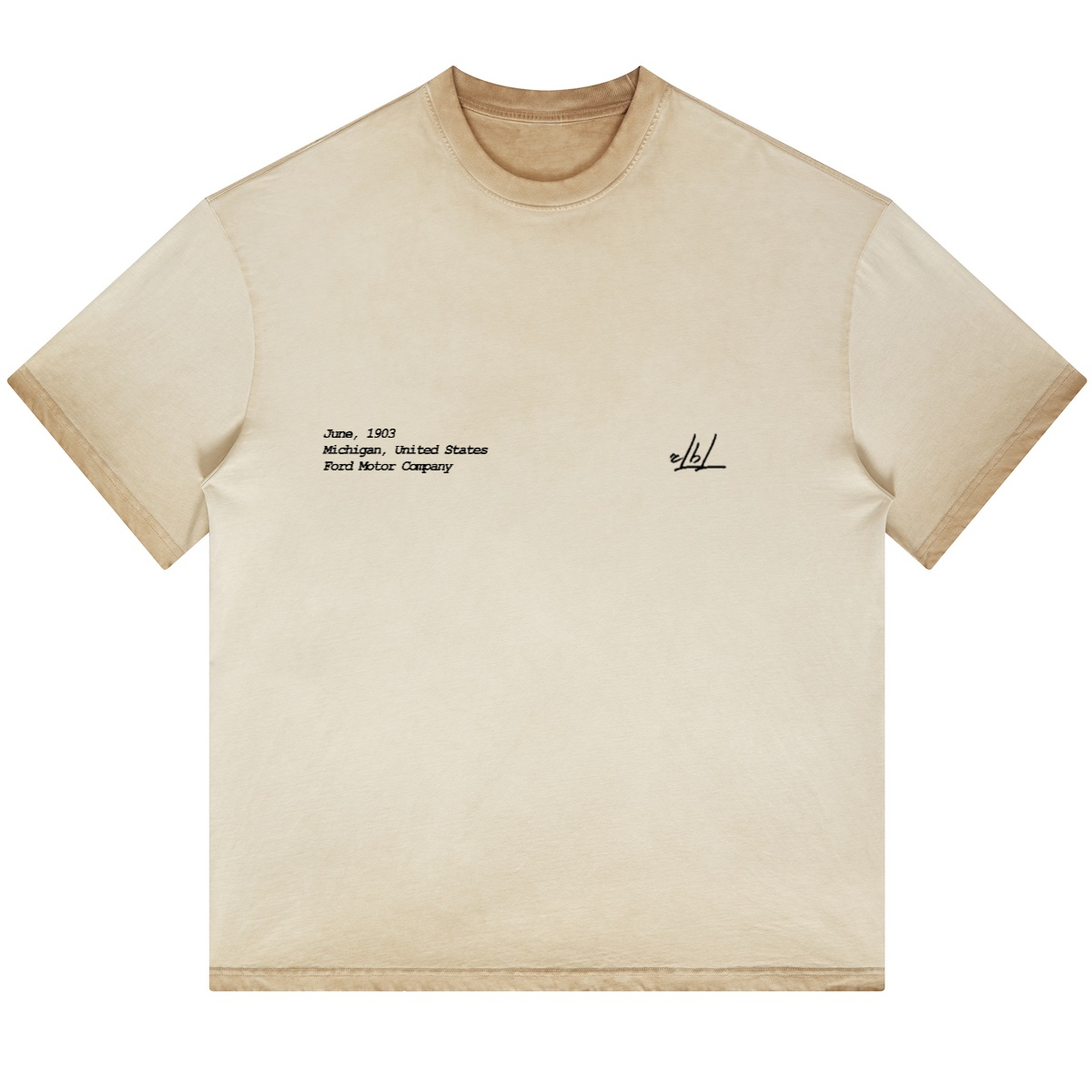 Ford RS200 Rally. Oversized Washed T-shirt(255GSM)