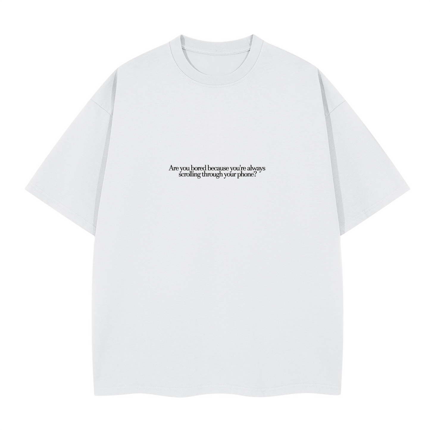 Endless Scrolling Paradox. Oversized T-shirt(280GSM)