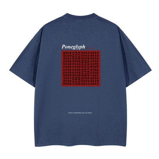 Poneglyph. Oversized T-shirt(280GSM)