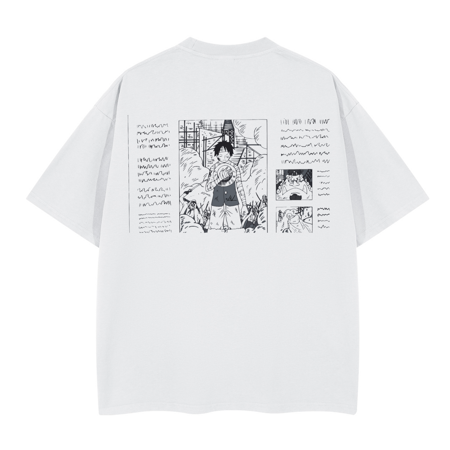 Luffy's Grief – Marineford War Tribute. OVersized T-shirt(280GSM)