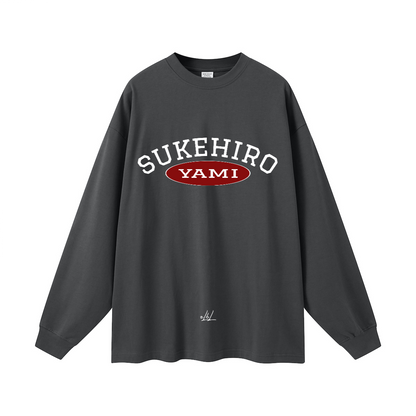Yami Sukehiro. Oversized Long Sleeve(305GSM)