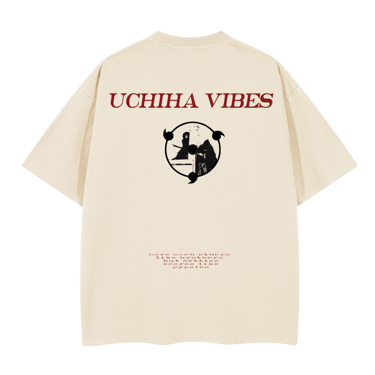 UCHIHA VIBES. Oversized T-shirt(280GSM)