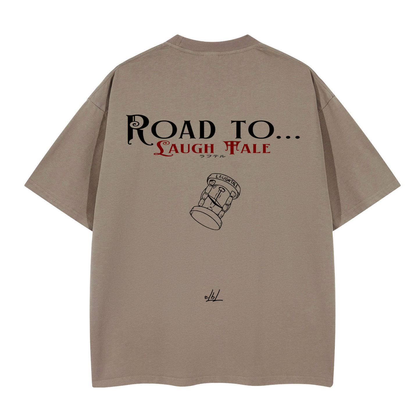 Road to Laugh Tale. Oversized T-shirt(280GSM)