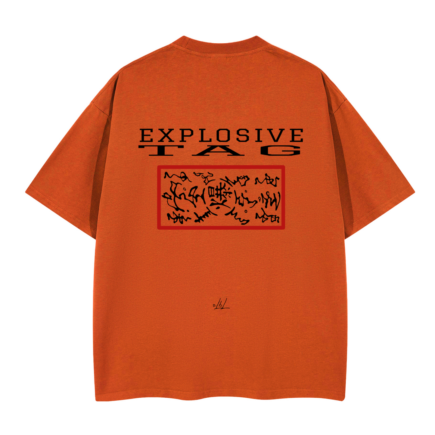 Explosive Tag. Oversized T-shirt(280GSM)