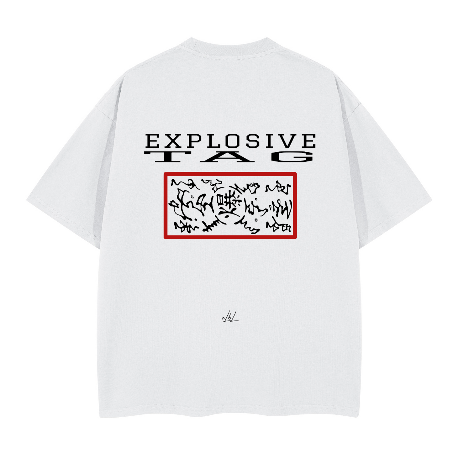 Explosive Tag. Oversized T-shirt(280GSM)