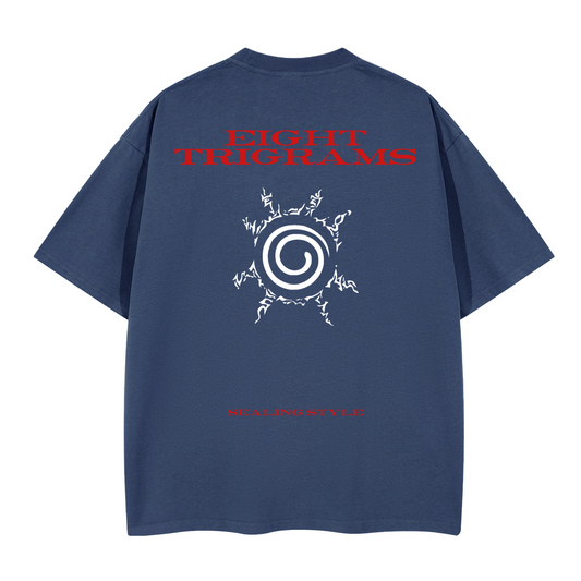 Eight Trigrams – Kyūbi Sealing. Oversized T-shirt(280GSM)