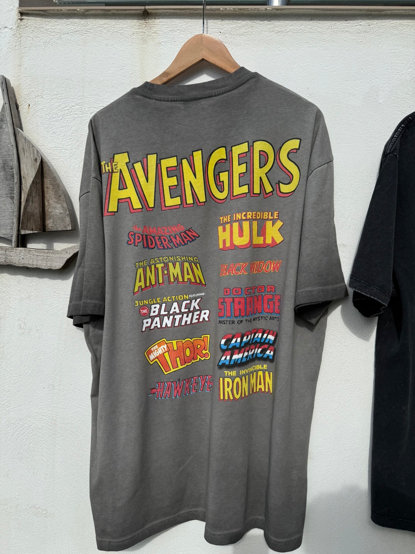 Avengers Tribute. Oversized T-Shirt Washed (255GSM)