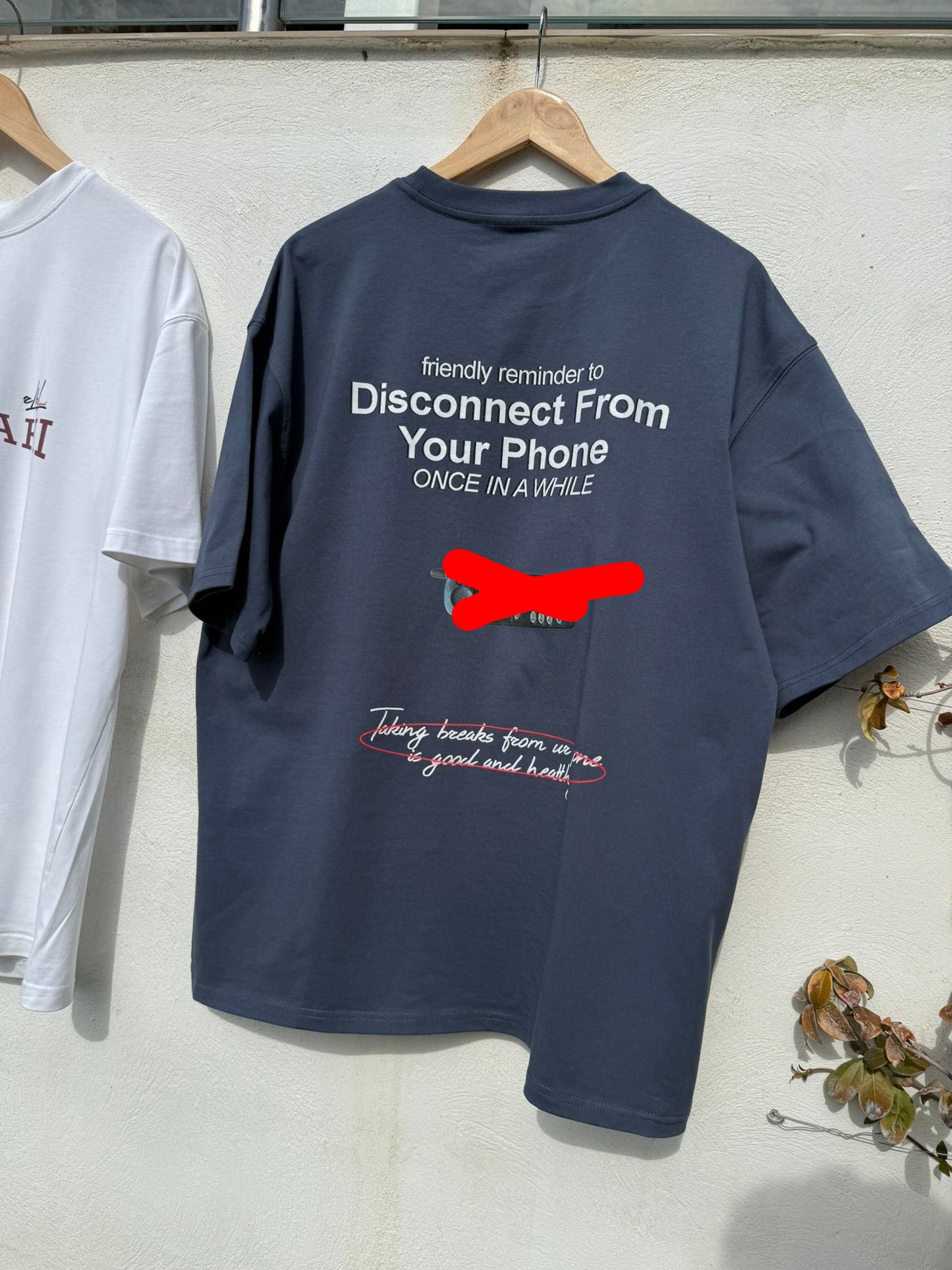 Disconnect from Your Phone. Oversized T-shirt(280GSM)