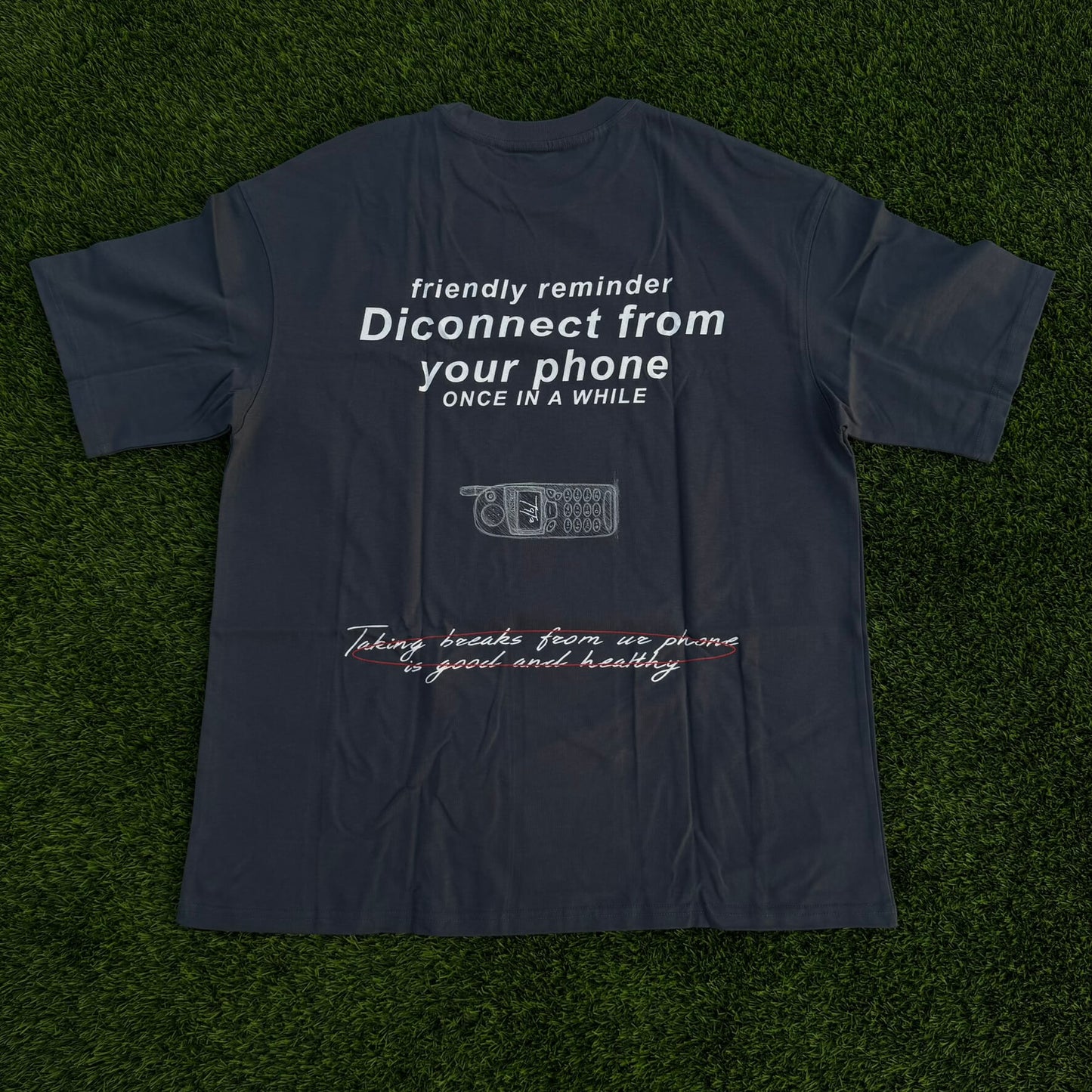Disconnect from Your Phone. Oversized T-shirt(280GSM)